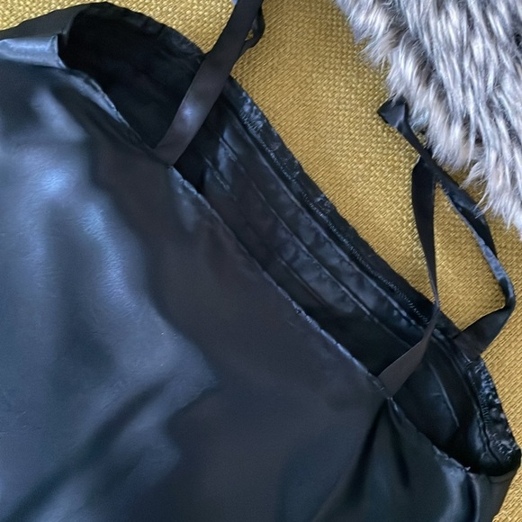 Escapades Camisole Size SM Black Feminine Silky Coquette Bodycon Glam - Picture 8 of 13